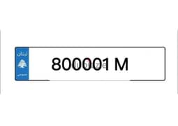 plate Moto 800001