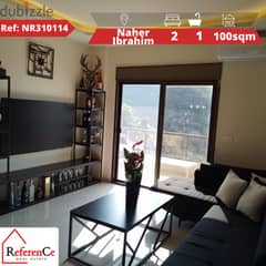 Furnished apartment for sale in Nahr Ibrahim شقة مفروشة في نهر ابراهيم
