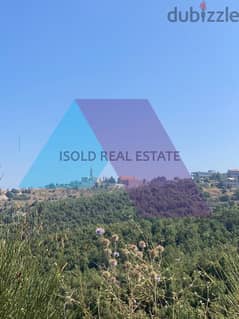 A 810 m2 land having an open mountain view for sale in Aanaya/Jbeil