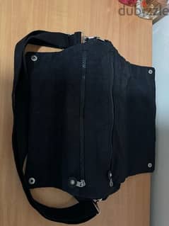 2 in 1 cross and handbag black color