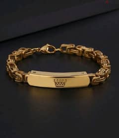 Bracelet gold plated for men