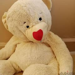 white stuffed bear