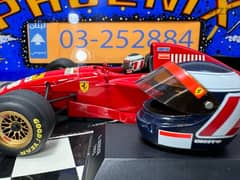 1/18 diecast Formula One F1 Ferrari 412 T2 1995 G. Berger + HELMET