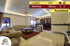 Kfarhbab 165m2 | Super Luxury | Fully Furnished | Calm Area | View|YV