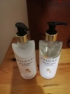 BULGARI shampoo and body lotion