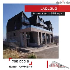 Multiple Chalets for sale in Laqlouq 688 sqm مشروع  شاليهات للبيع