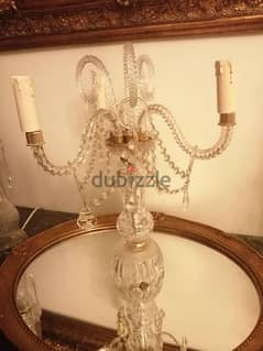 lampadaire cristal