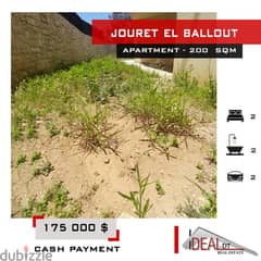 Apartment with terrace for sale in jouret el ballout 200SQM rf#ag20204