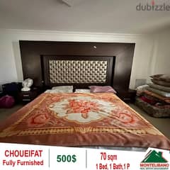 500$!! Fully Furnished Apartment for rent in Choueifat