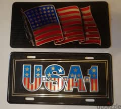 USA tin plates for car or decoration 30*15cm