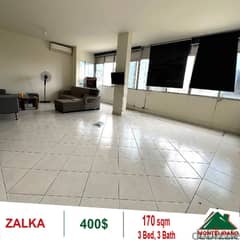 400$!! Apartment for rent located in Zalka