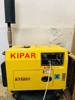 kipar generator 6kva silent like new