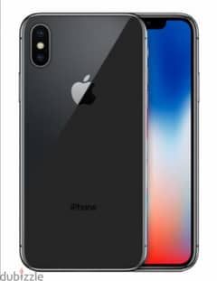 Black iPhone X used for sale with authentic charger