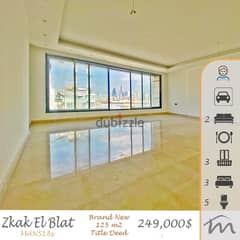 Zoukak al Blat | Brand New/High End 126m² | City/Sea View | Investment