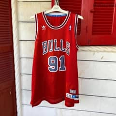 ADIDAS x Chicago Bulls “Dennis Rodman” #91 1995-1996 NBA Jersey.