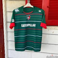 CANTERBURY x Leicester Tigers 2013/2014 Home Rubgy Shirt.