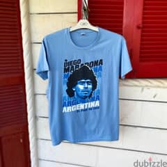 DIEGO MARADONA Argentina Blue T-Shirt.