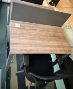 2 Office tables with 4 chairs for sale