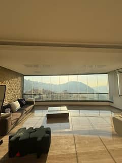 350 Sqm | Super deluxe apartment for rent in Zekrit | Mountain view
