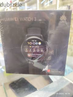 Huawei watch 3 black fluoroelastomer strap