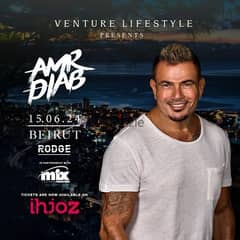 Amr diab standing tickets and golden circle