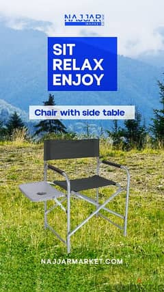 Camping chair with Table