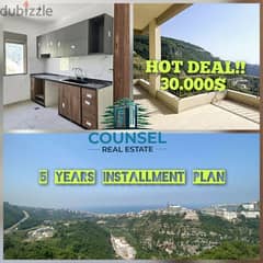 Super deal apartment for sale 110m² nahr ibrahim. Dwn pmt/5y inst plan