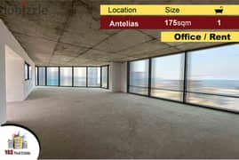 Antelias 175m2 | Office | Prime Location | Rent | Sea View | MJ |