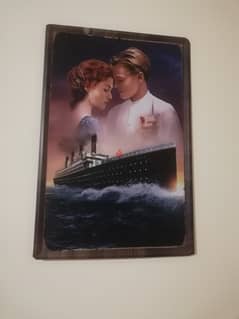 Metal poster of The Titanic