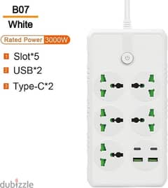 electric power socket type C and usb input