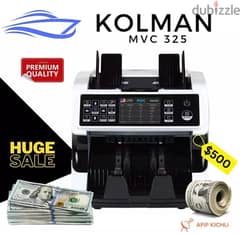 Kolman Pro MVC 325 Counter عدادة نقود مع كشف العملات المزورة