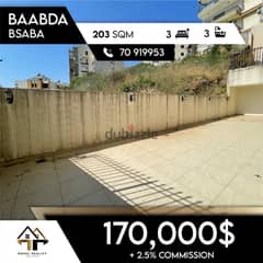 apartments for sale in bsaba - شقق للبيع في بسابا