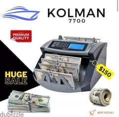 Kolman Money Counter عدادة نقود مع كشف المزور