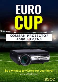 Kolman Projectors 4500 Lumens Smart WiFi