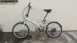 Foldable Bicycle with 6-Gear Shimano Shift - Used in Good Condition!