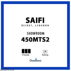 Showroom for rent in SAIFI - 450 MT2 - 3 Facade