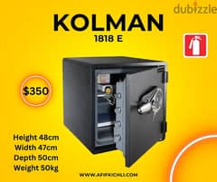 Kolman Safe Box all Sizes New
