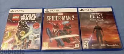 3 Ps5 games For sale