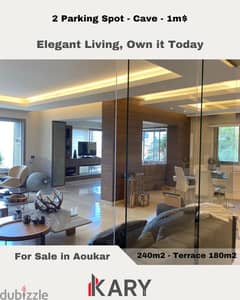 Apartment for sale in Aaoukar - شقة للبيع في عوكر