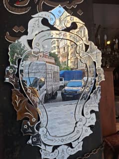 مراية مورانو مميزة انتيك mirror Murano