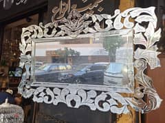 مراية ناعمة مورانو شغل فني يدوي انتيك mirror Murano