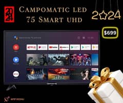 Campomatic Samsung LED 32-43-50-55-65-75 Smart UHD تلفزيون كفالة شركة