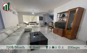 Apartment for Rent in Jbeil !!