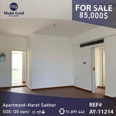 Apartment for Sale in Haret Sakher, AY-11214, شقة للبيع في حارة صخر