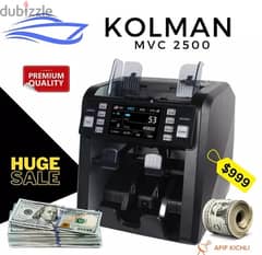 Kolman Money Counters عدادة نقود مع كشف المزور