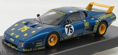 1/18 diecast FACTORY SEALED Ferrari 512 LM #75 1980 by BBR Yellow/Blue