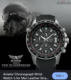 Aviator pilot watch