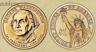 1789-1797  George Washington 1$ United States Of America