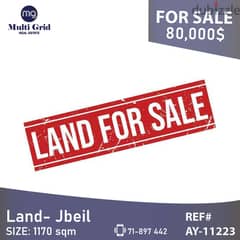 Land for Sale in Kafer - Jbeil, AY-11223, أرض للبيع في كفر - جبيل