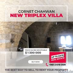 new triplex villa for sale